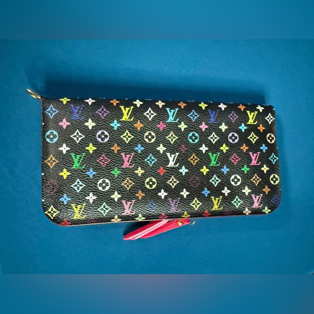 Louis Vuitton Black Multicolor Monogram Wallet